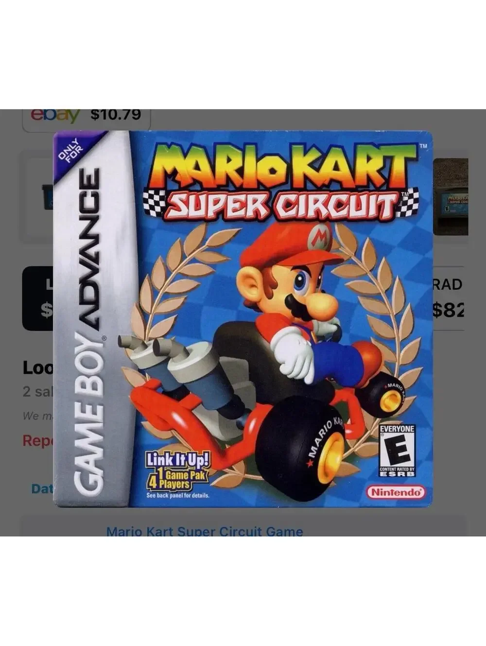 Mario Kart Super Circuit for Gameboy Advance